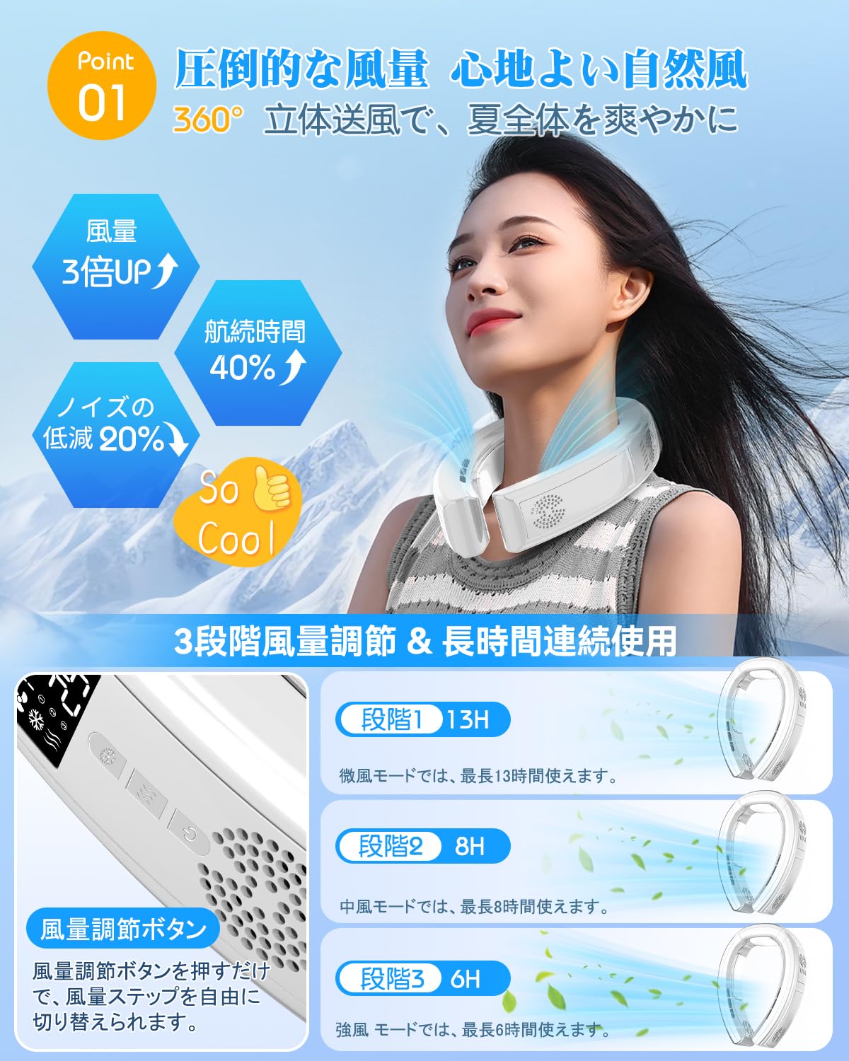 Amazon | ネッククーラー 冷却プレート ネックファン【2026夏新登場